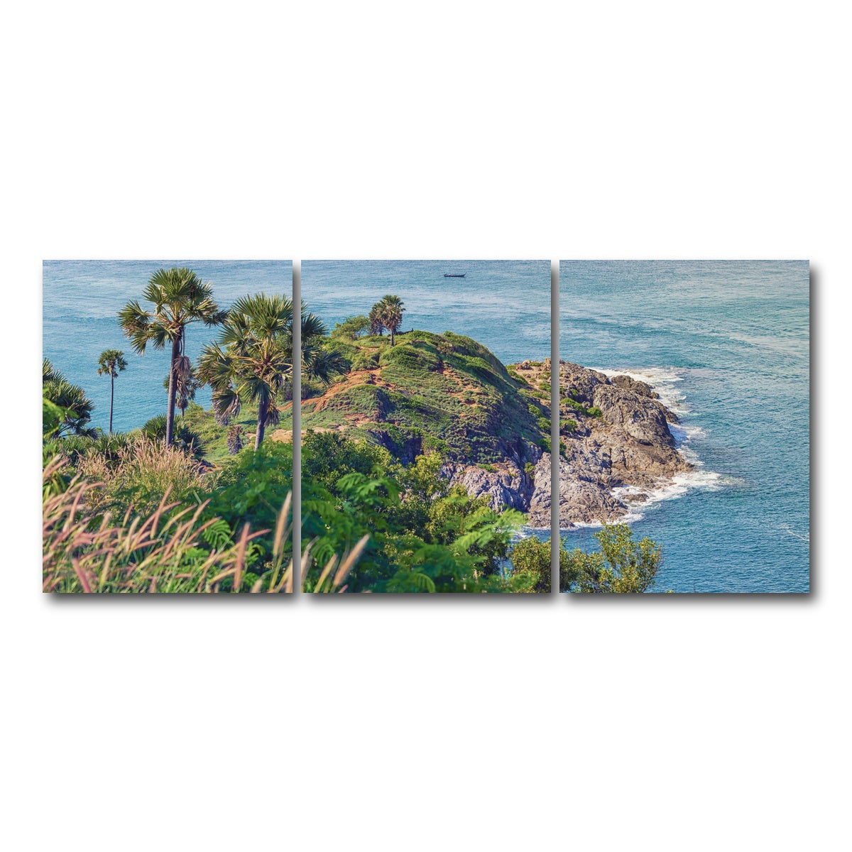 AUTO-MOCKUP WHITE | Cape Phrom Thep | 3 Piece | Gallery Wrap Canvas | group=18x24