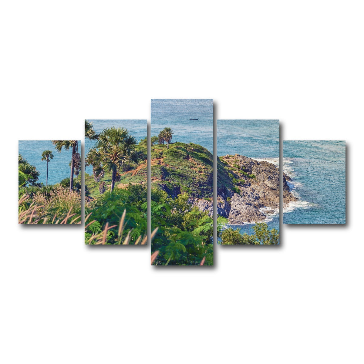 AUTO-MOCKUP WHITE | Cape Phrom Thep | 5 Piece | Gallery Wrap Canvas | group=5_short