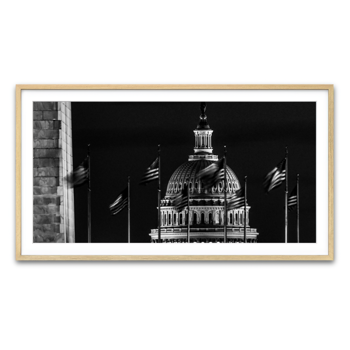 Framed Print 2x1 Natural