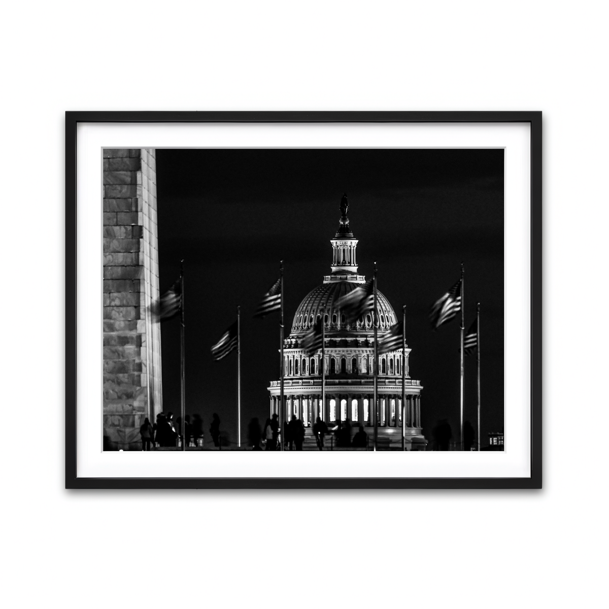 Framed Print 4x3 Black