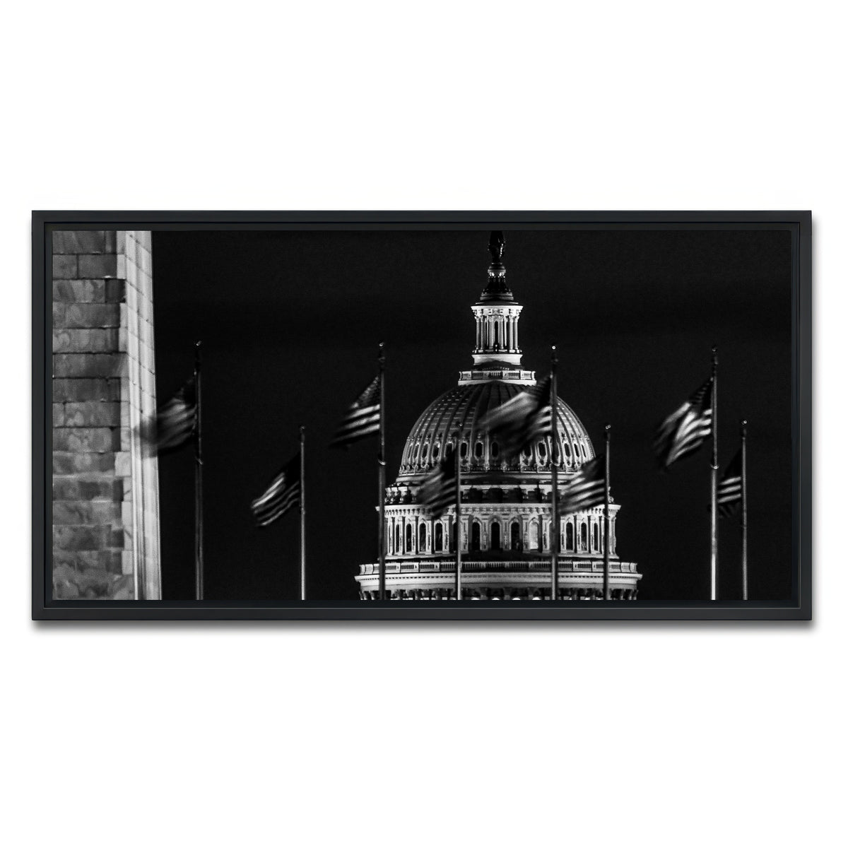 AUTO-MOCKUP WHITE | Capitol | 1 Piece | Black Framed Canvas | group=2x1