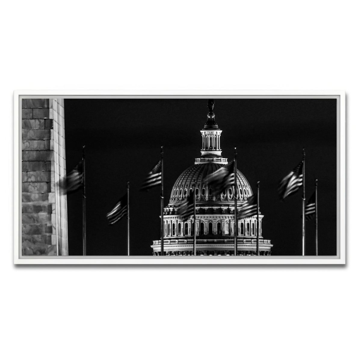AUTO-MOCKUP WHITE | Capitol | 1 Piece | White Framed Canvas | group=2x1