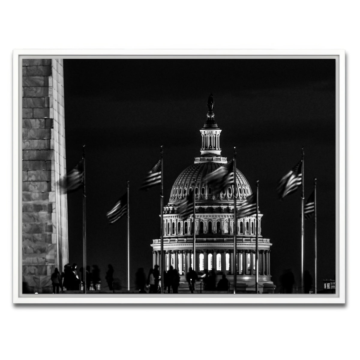 AUTO-MOCKUP WHITE | Capitol | 1 Piece | White Framed Canvas | group=4x3