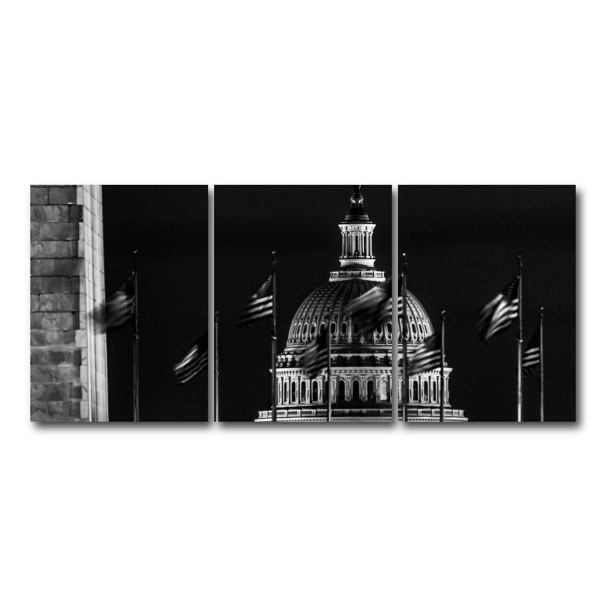 AUTO-MOCKUP WHITE | Capitol | 3 Piece | Gallery Wrap Canvas | group=18x24