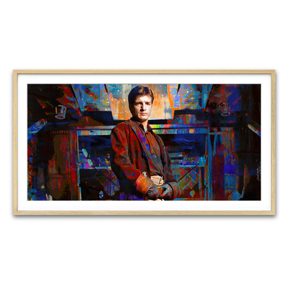 Framed Print 2x1 Natural