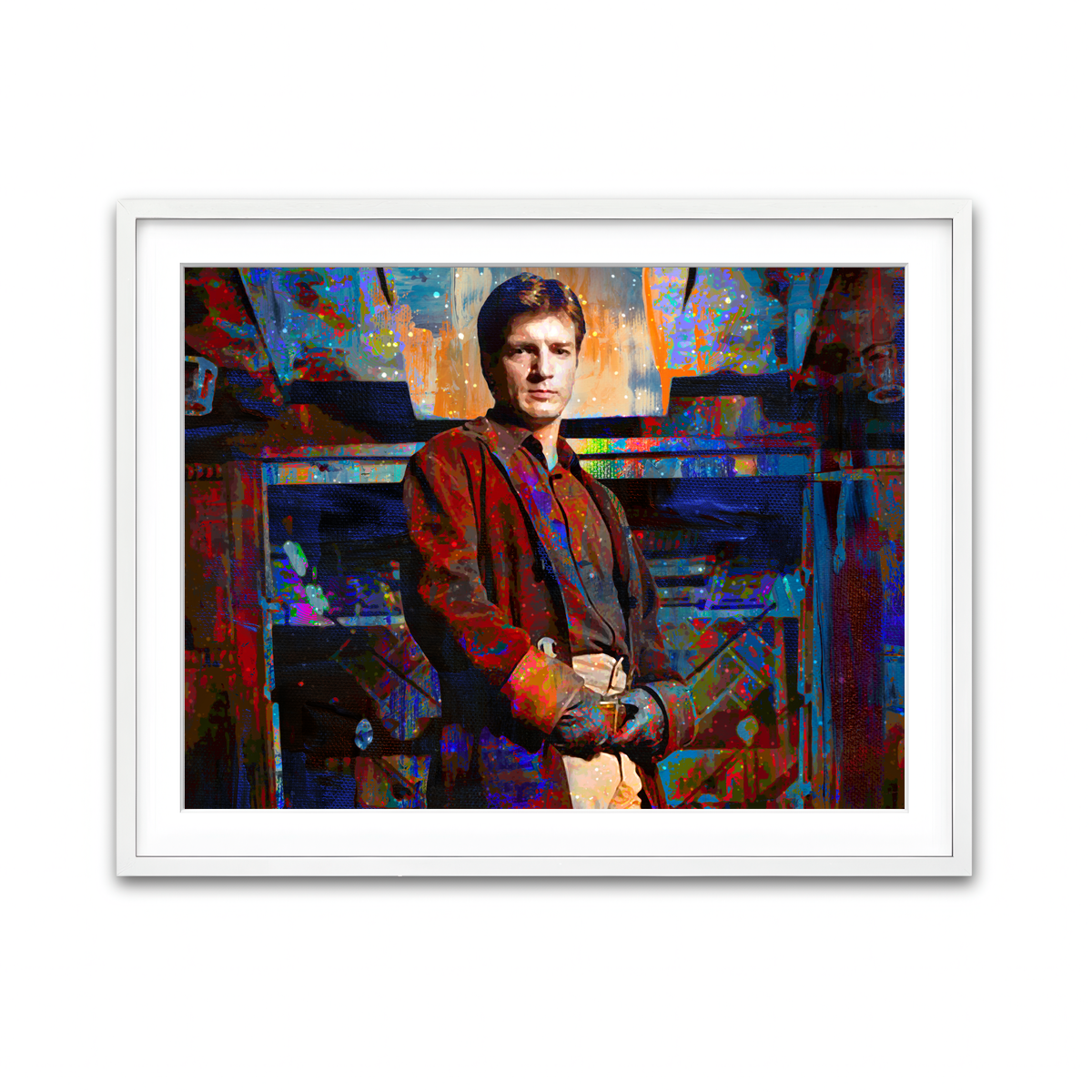 Framed Print 4x3 White