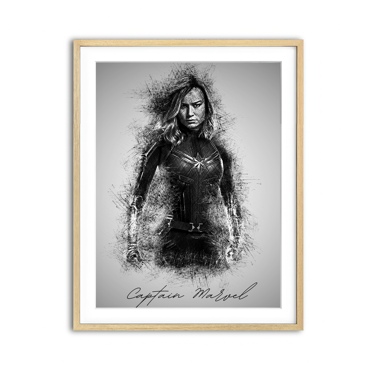 Framed Print 3x4 Natural