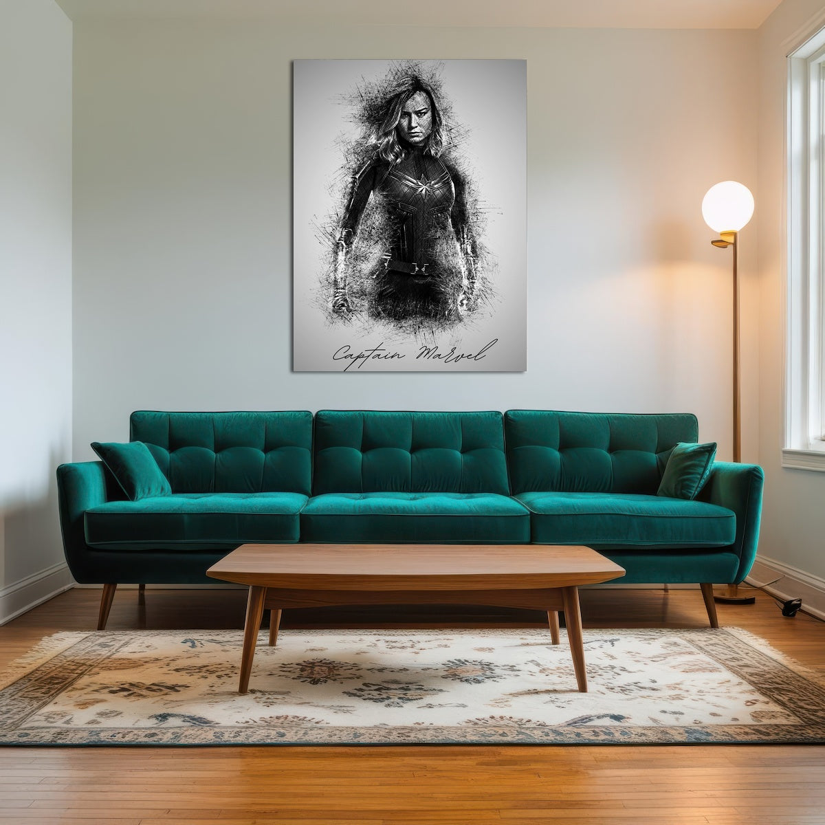 AUTO-MOCKUP ROOM | Captain Marvel Sketch