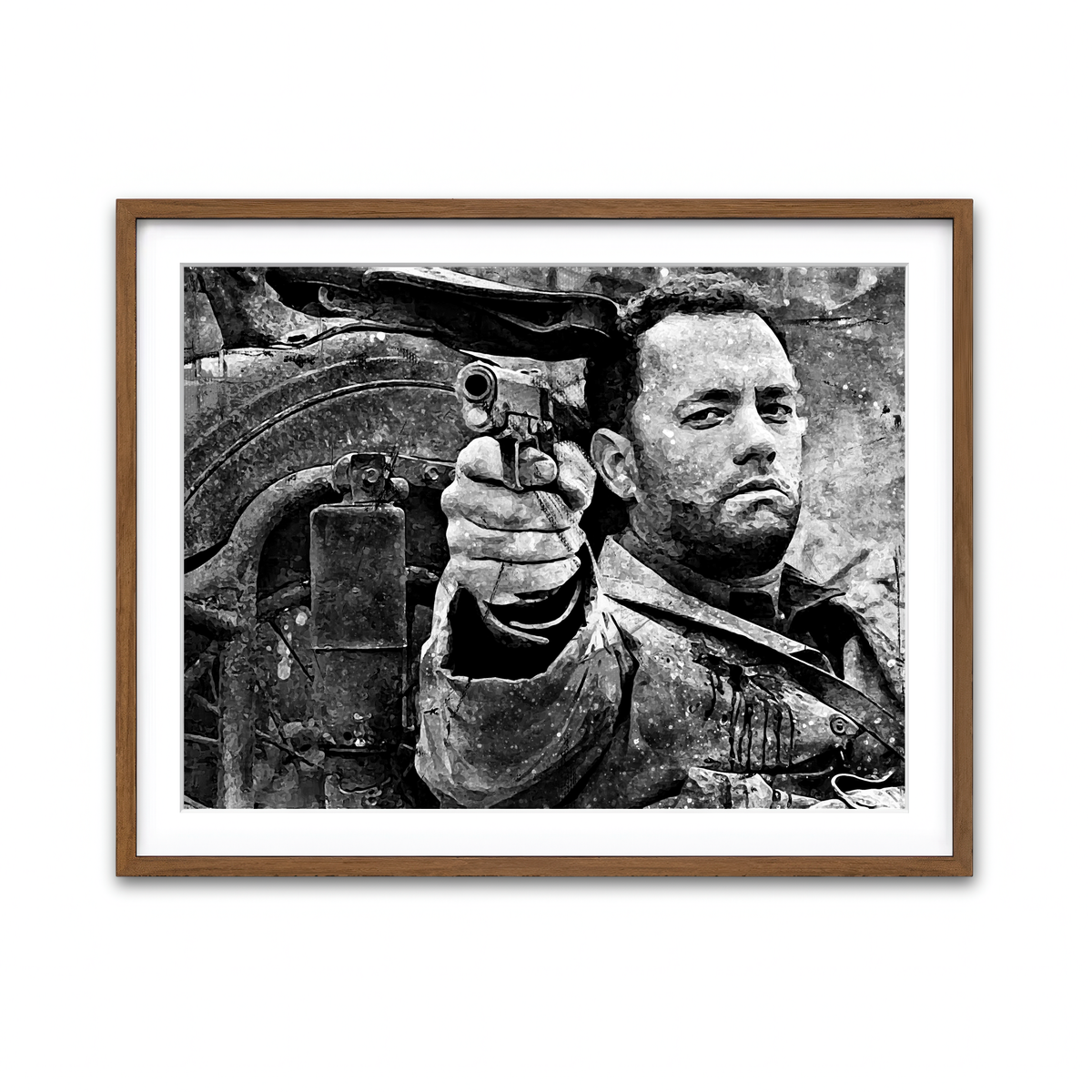 Framed Print 4x3 Walnut