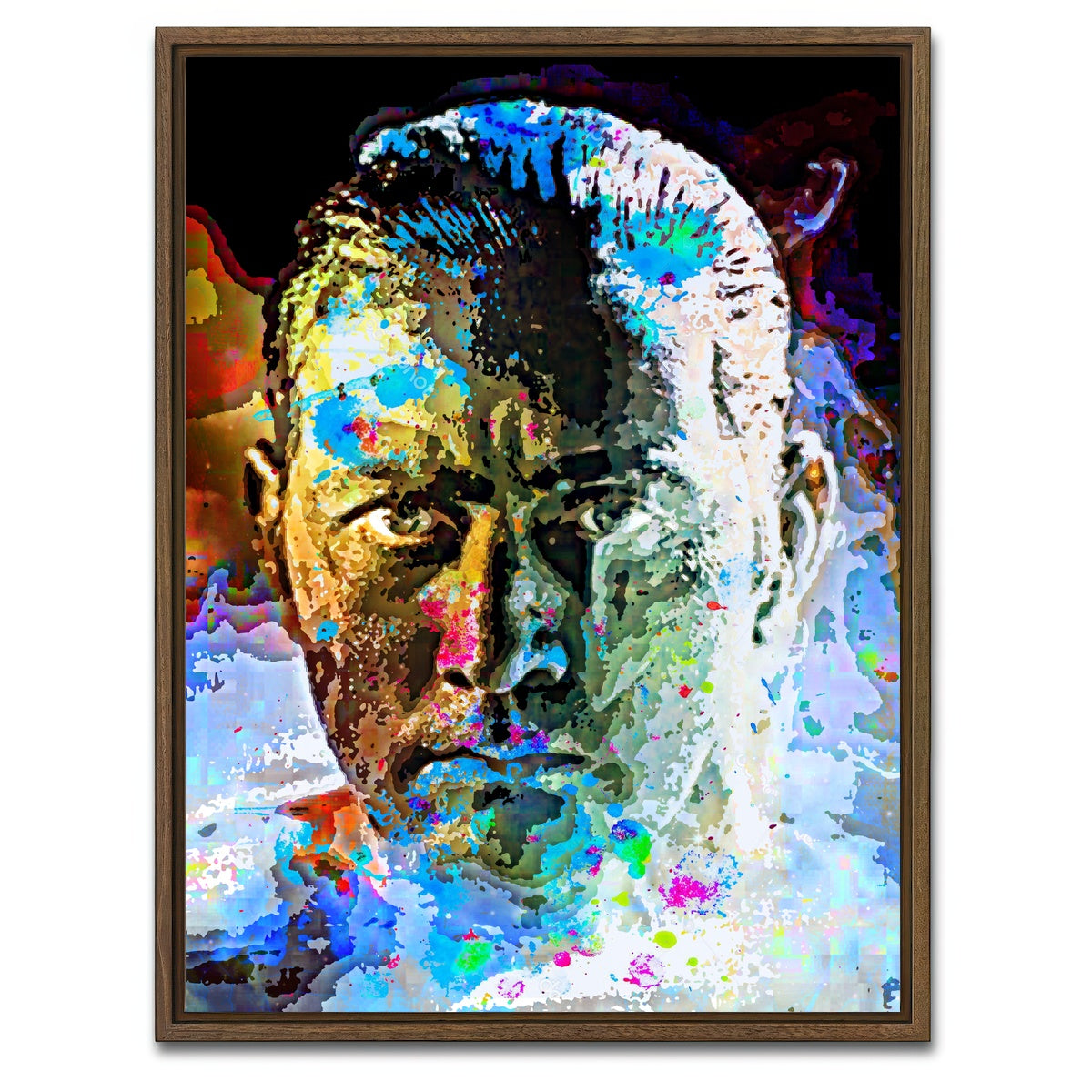 AUTO-MOCKUP WHITE | Captain Willard | 1 Piece | Walnut Framed Canvas | group=3x4