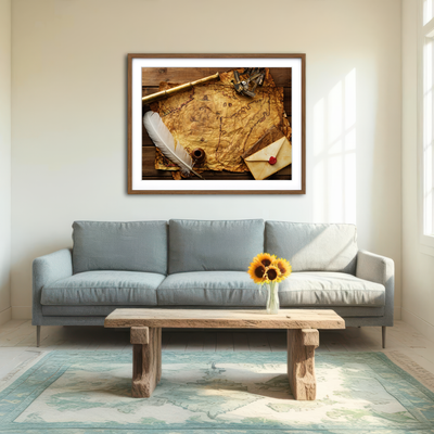 AUTO-MOCKUP ROOM | Captains Quarters Wall Art