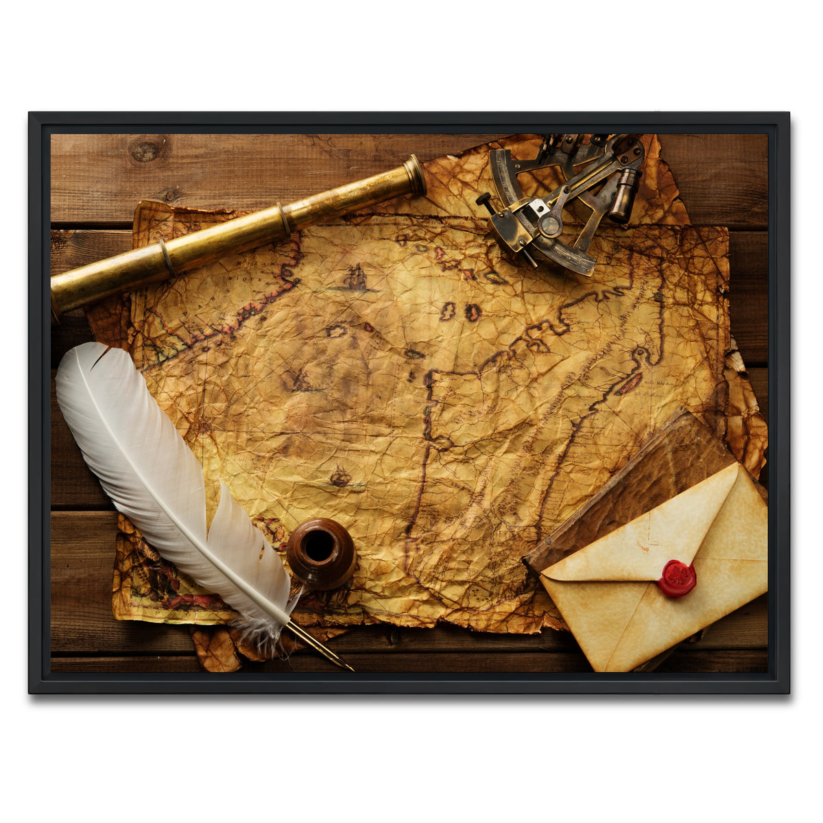 AUTO-MOCKUP WHITE | Captains Quarters | 1 Piece | Black Framed Canvas | group=4x3