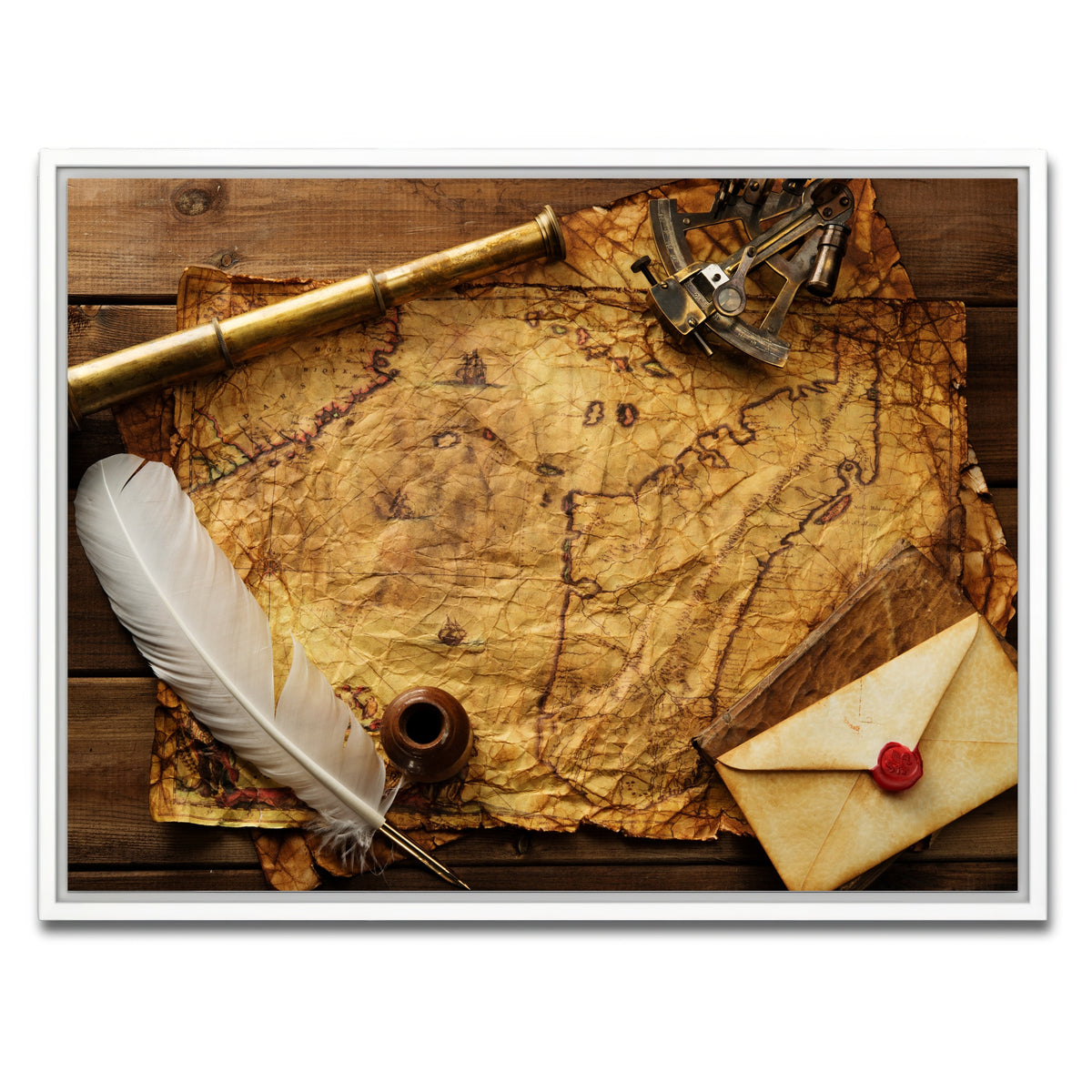 AUTO-MOCKUP WHITE | Captains Quarters | 1 Piece | White Framed Canvas | group=4x3