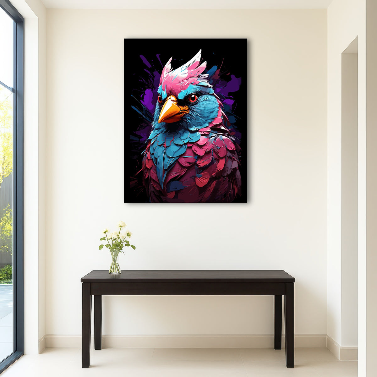 AUTO-MOCKUP ROOM | Cardinal Animal Colorful