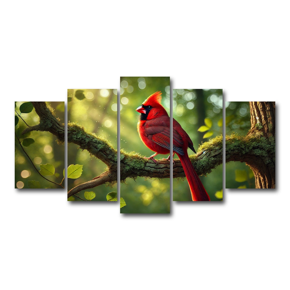 AUTO-MOCKUP WHITE | Cardinal | 5 Piece | Gallery Wrap Canvas | group=5_normal