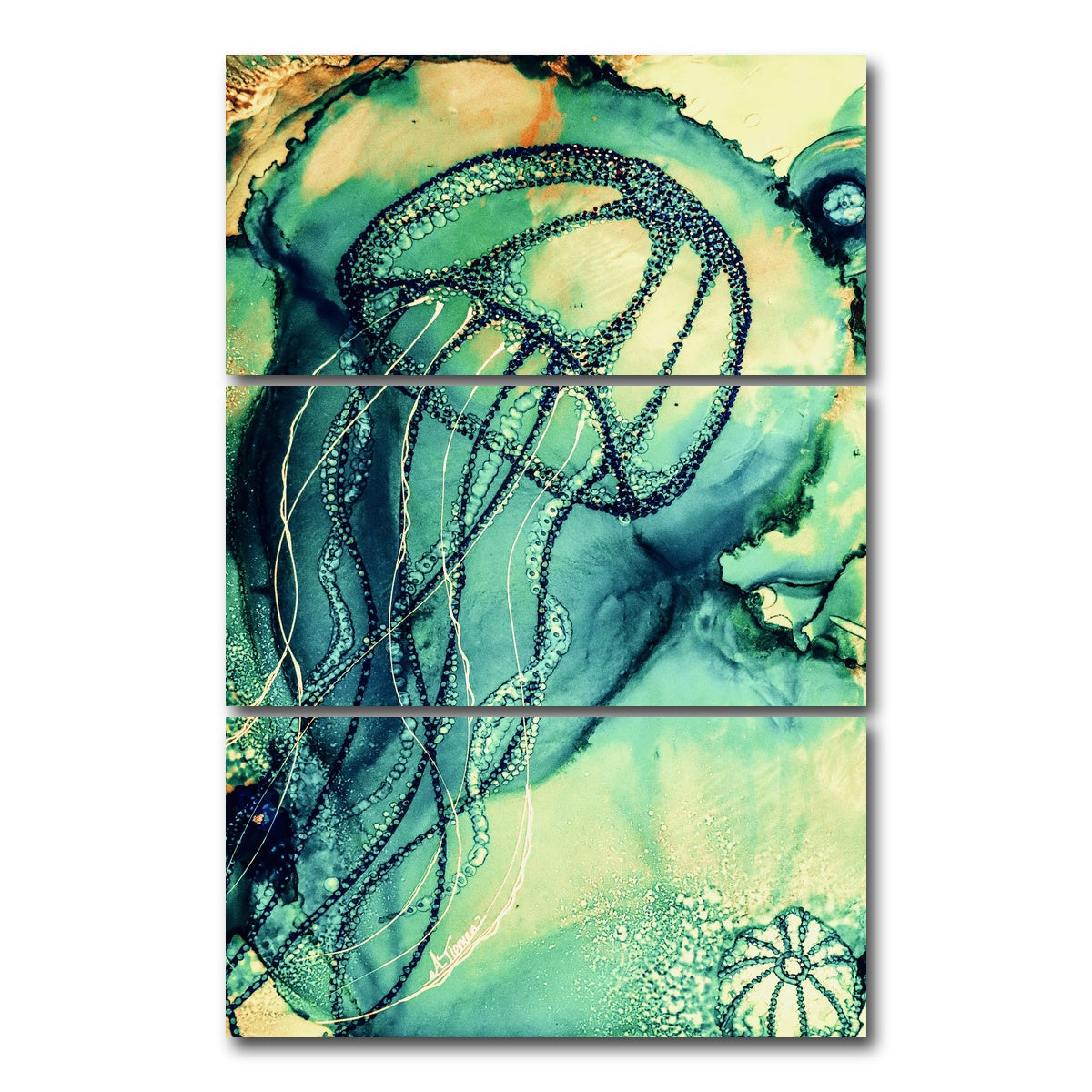 AUTO-MOCKUP WHITE | Carefree | 3 Piece | Gallery Wrap Canvas | group=12x24_stacked