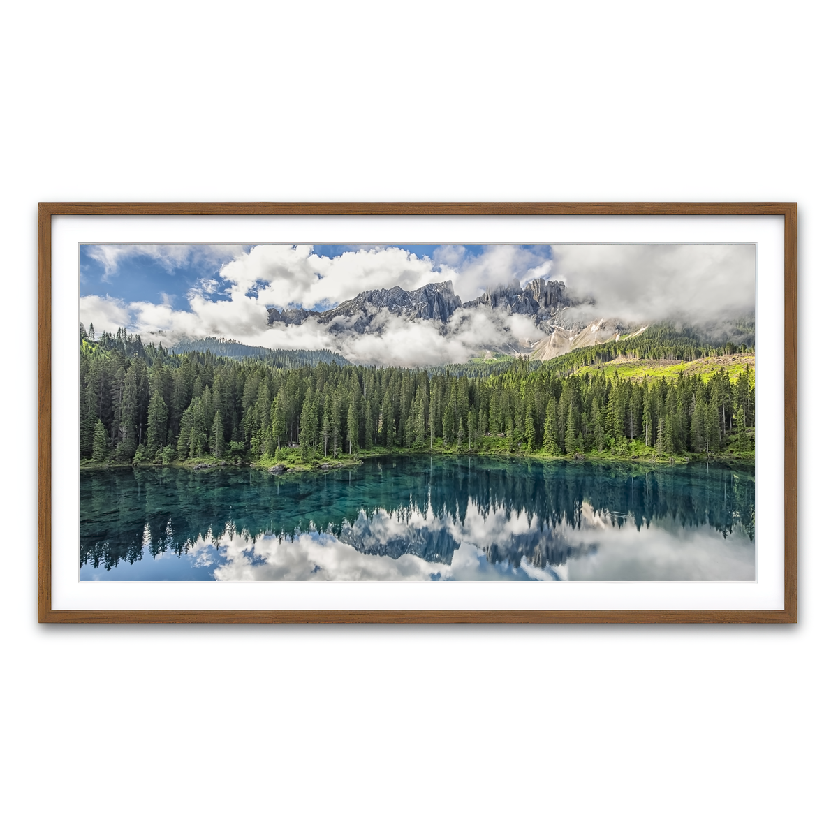 Framed Print 2x1 Walnut