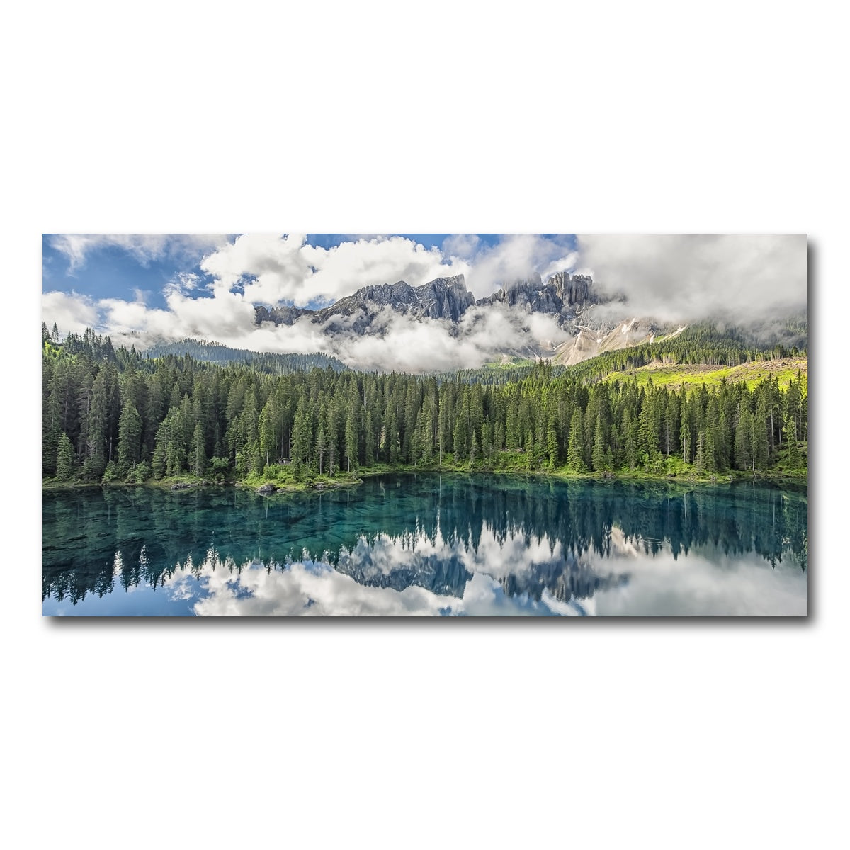 AUTO-MOCKUP WHITE | Carezza Lake | 1 Piece | Gallery Wrap Canvas | group=2x1