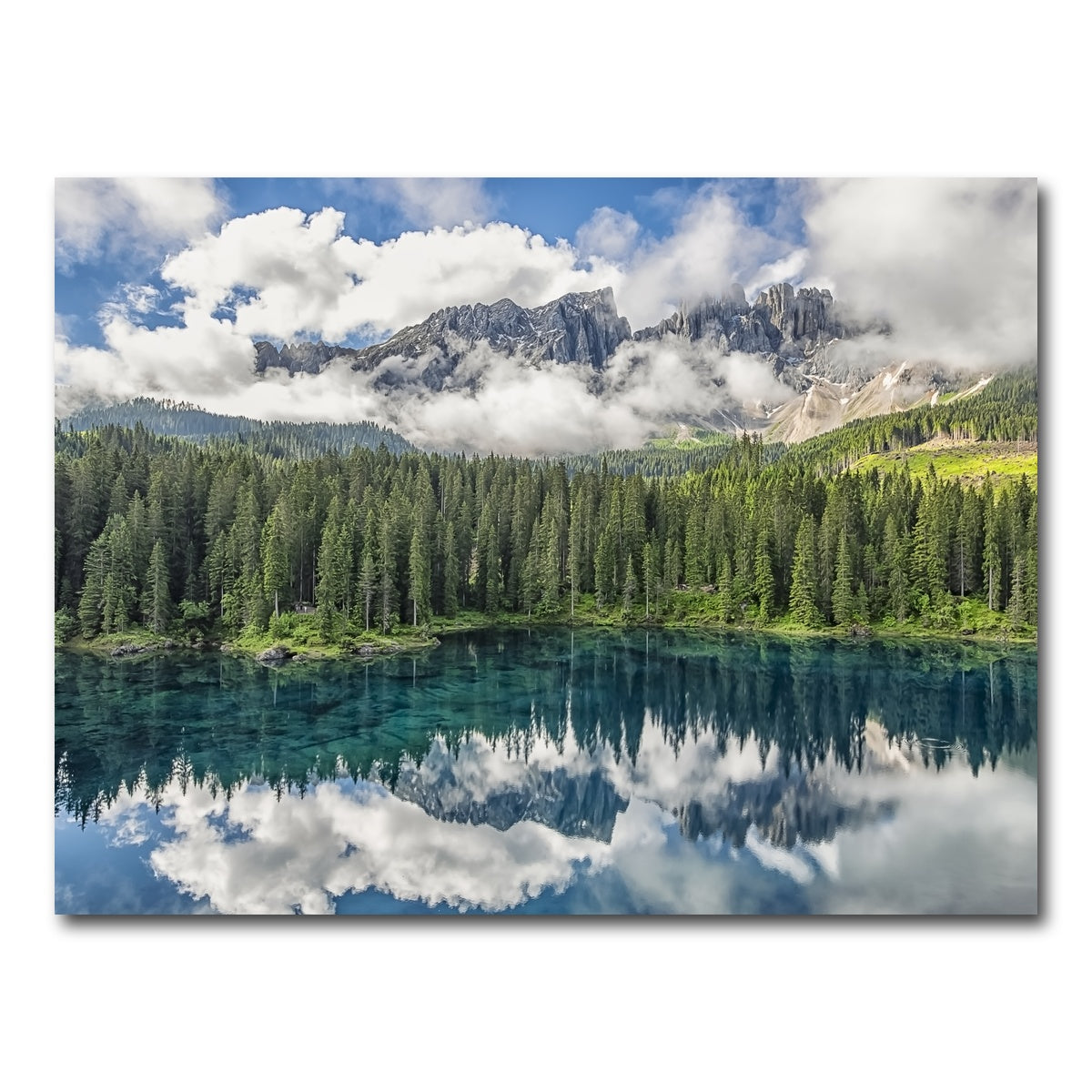 AUTO-MOCKUP WHITE | Carezza Lake | 1 Piece | Gallery Wrap Canvas | group=4x3