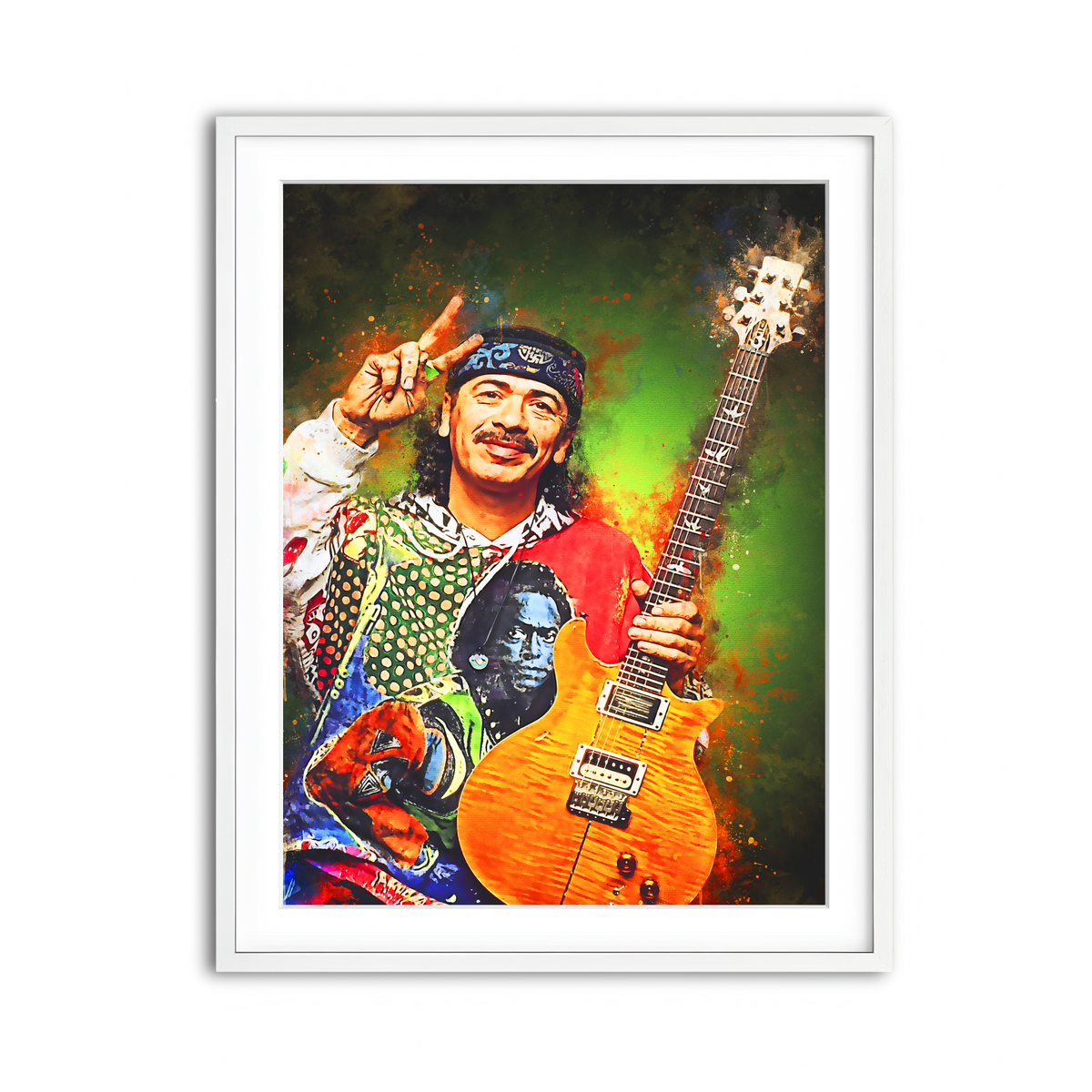 Framed Print 3x4 White