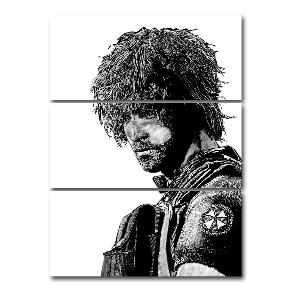 AUTO-MOCKUP WHITE | Carlos | 3 Piece | Gallery Wrap Canvas | group=8x18_stacked