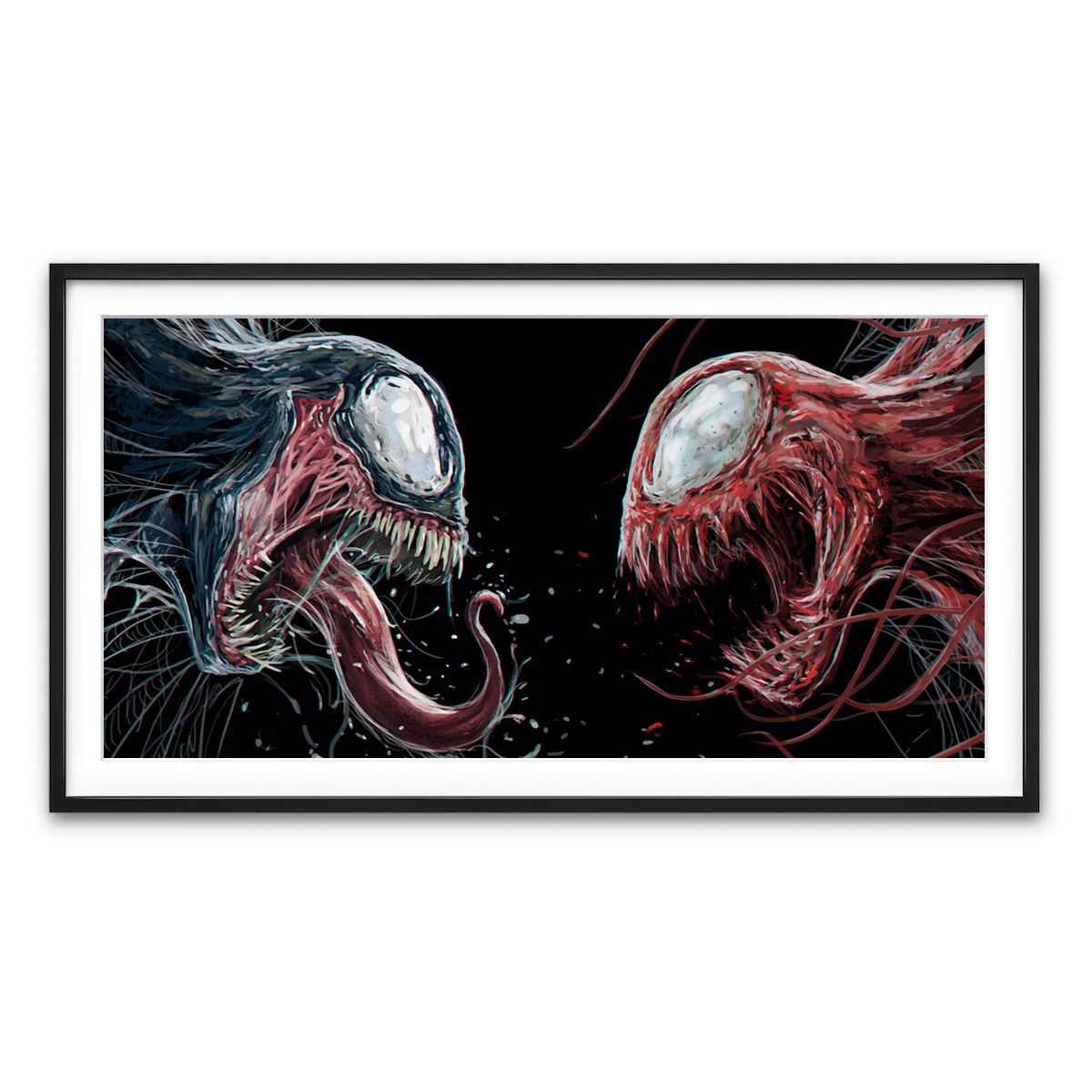 Framed Print 2x1 Black