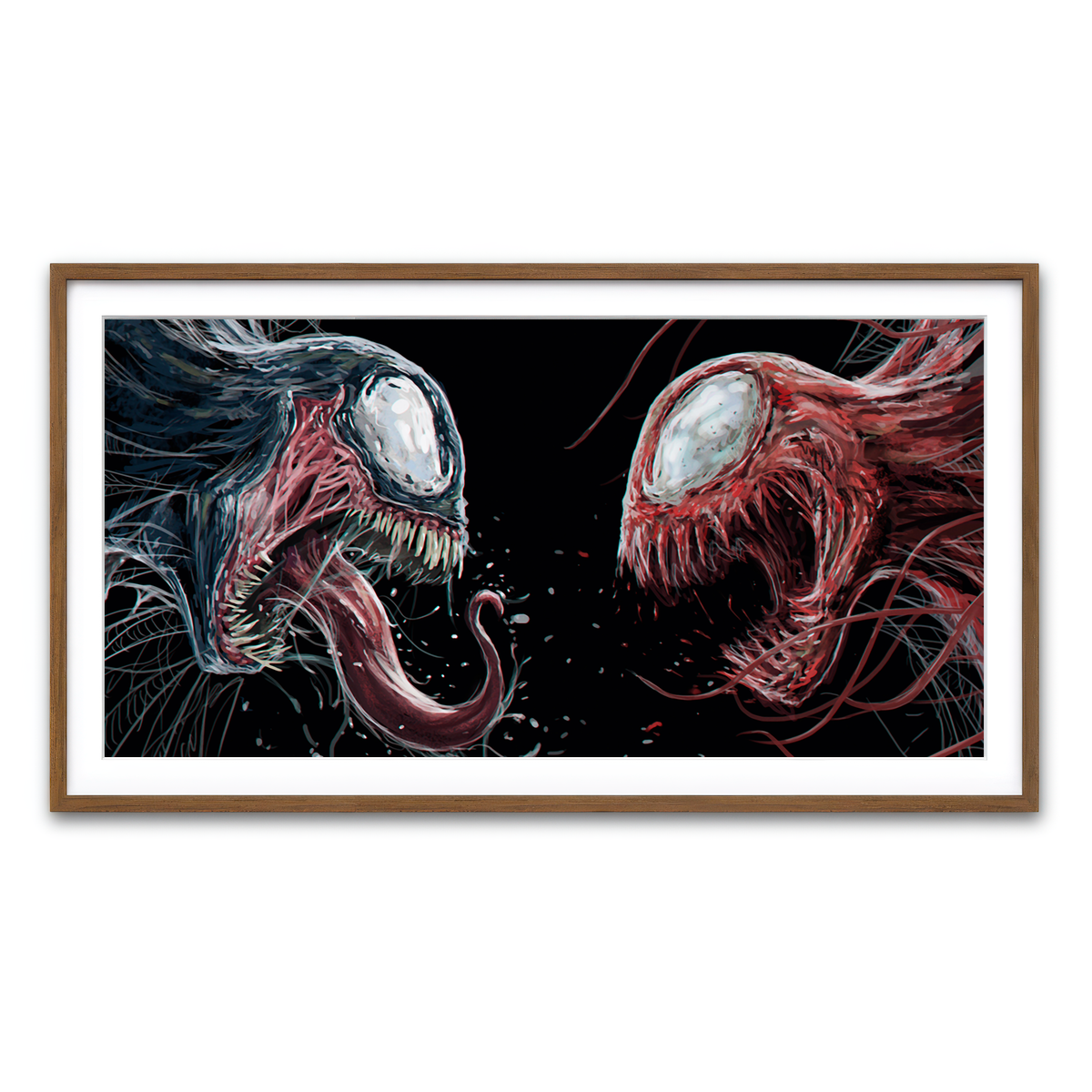 Framed Print 2x1 Walnut