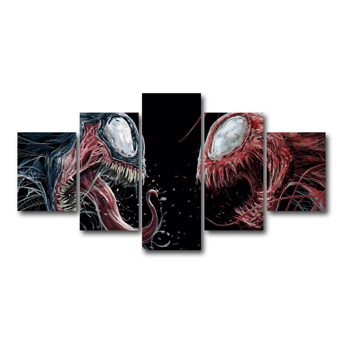 AUTO-MOCKUP WHITE | Carnage VS. Venom | 5 Piece | Gallery Wrap Canvas | group=5_short