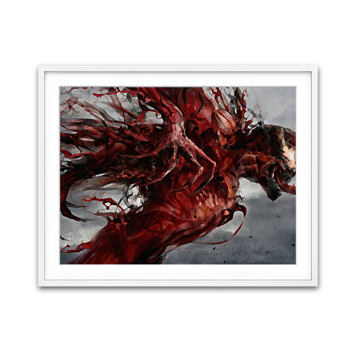 Framed Print 4x3 White