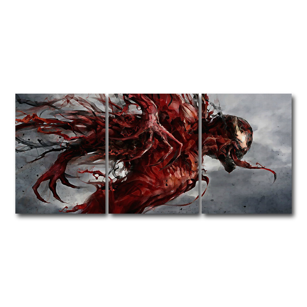 AUTO-MOCKUP WHITE | Carnage | 3 Piece | Gallery Wrap Canvas | group=18x24