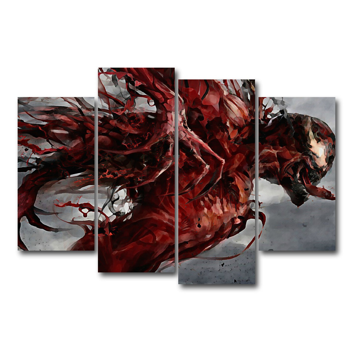 AUTO-MOCKUP WHITE | Carnage | 4 Piece | Gallery Wrap Canvas | group=4_short