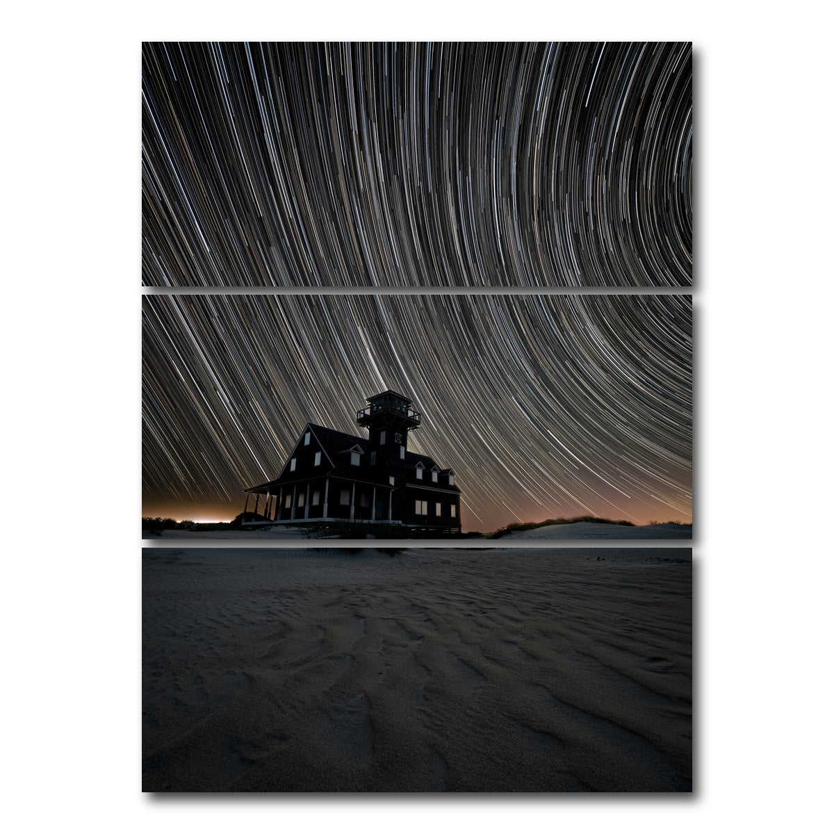 AUTO-MOCKUP WHITE | Carolina Trails | 3 Piece | Gallery Wrap Canvas | group=8x18_stacked