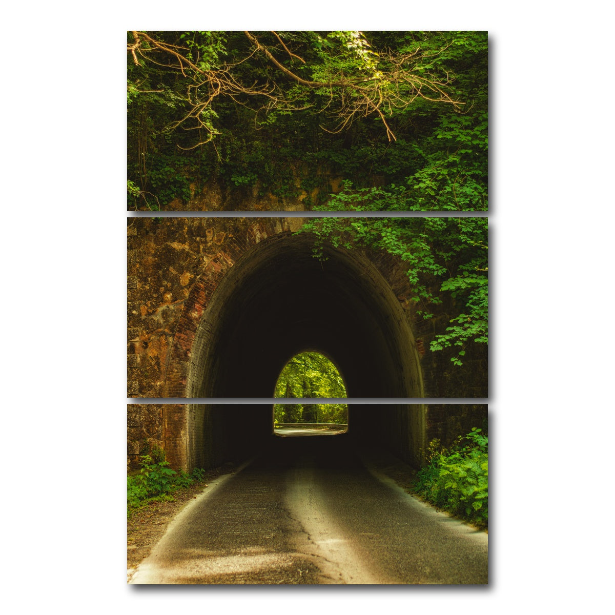 AUTO-MOCKUP WHITE | Carrara Tuscany Italy 1 | 3 Piece | Gallery Wrap Canvas | group=12x24_stacked