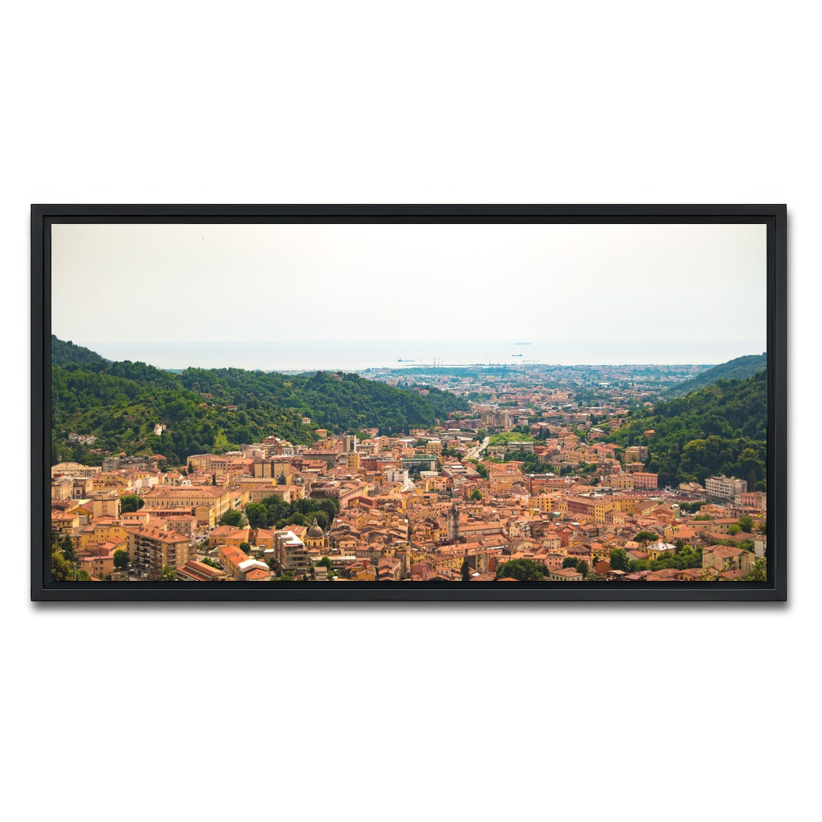 AUTO-MOCKUP WHITE | Carrara Tuscany Italy | 1 Piece | Black Framed Canvas | group=2x1