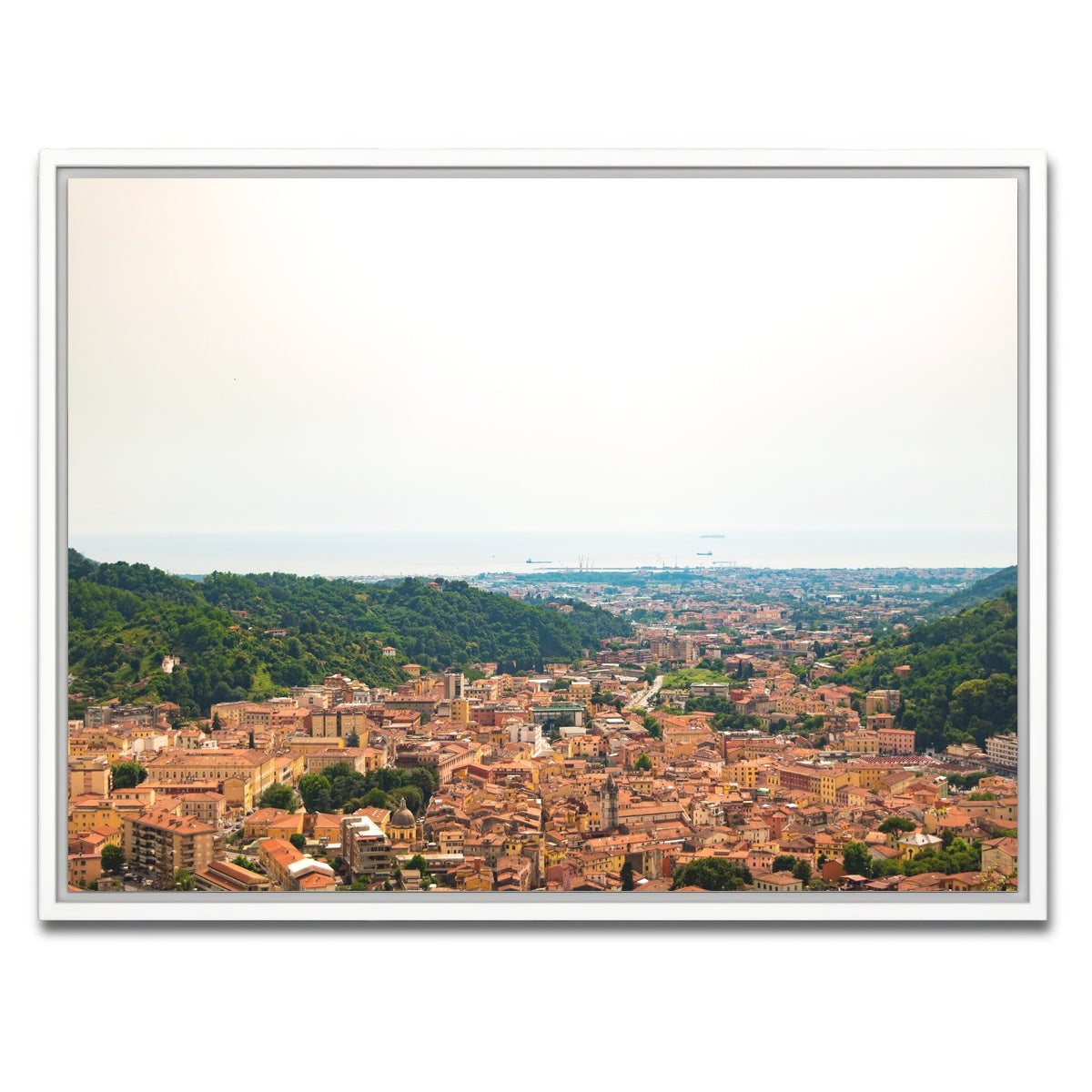 AUTO-MOCKUP WHITE | Carrara Tuscany Italy | 1 Piece | White Framed Canvas | group=4x3