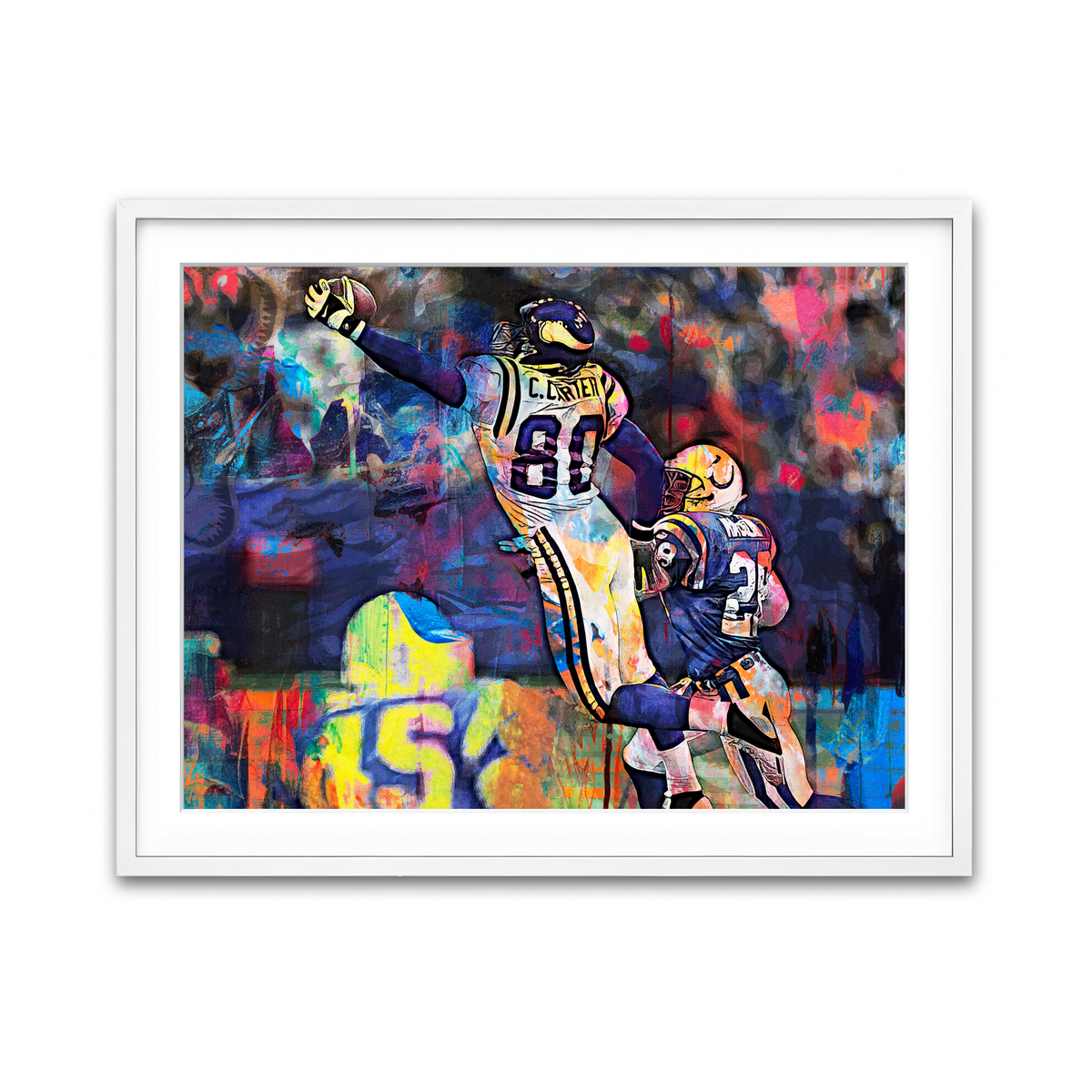 Framed Print 4x3 White