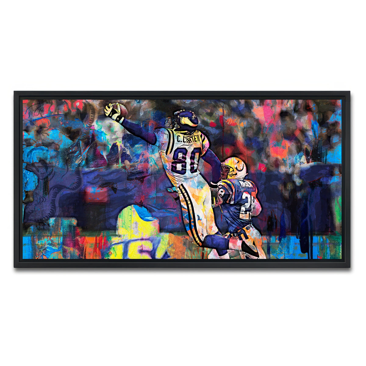 AUTO-MOCKUP WHITE | Carter | 1 Piece | Black Framed Canvas | group=2x1