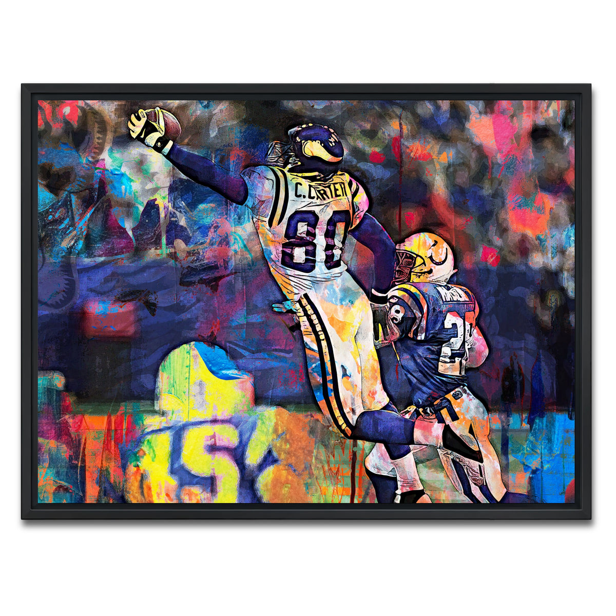 AUTO-MOCKUP WHITE | Carter | 1 Piece | Black Framed Canvas | group=4x3