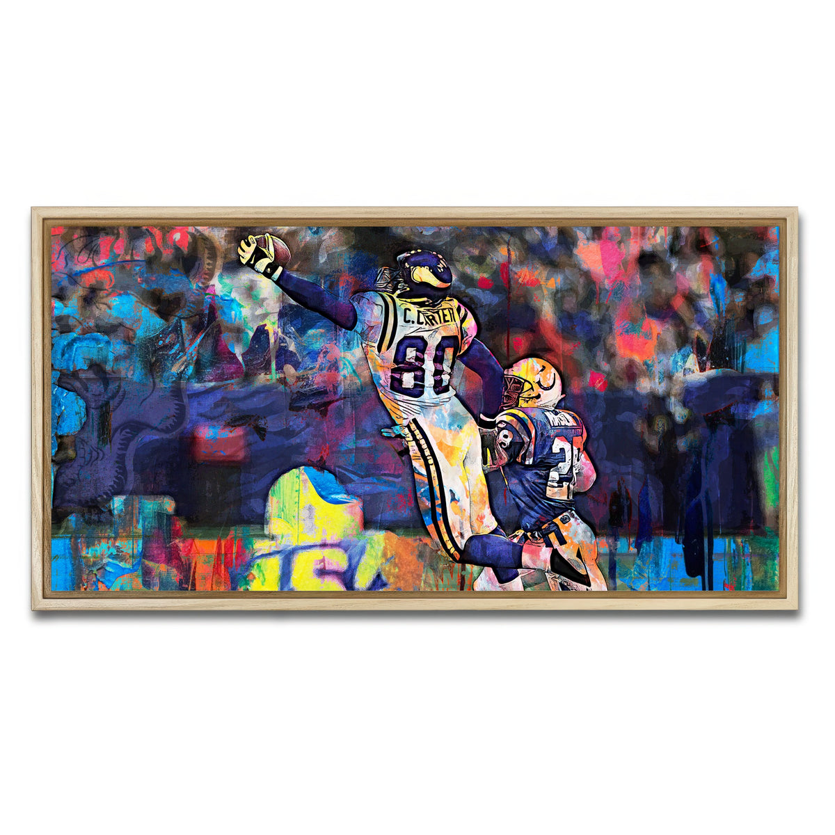 AUTO-MOCKUP WHITE | Carter | 1 Piece | Natural Framed Canvas | group=2x1