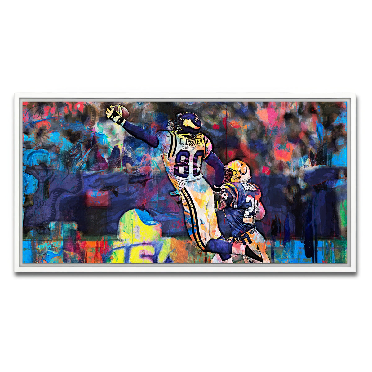 AUTO-MOCKUP WHITE | Carter | 1 Piece | White Framed Canvas | group=2x1