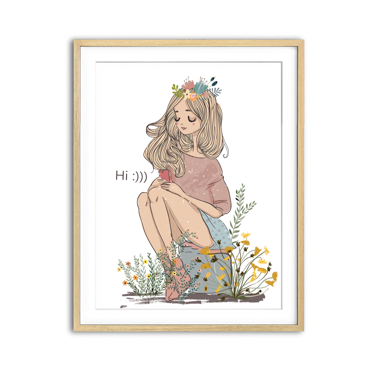 Framed Print 3x4 Natural