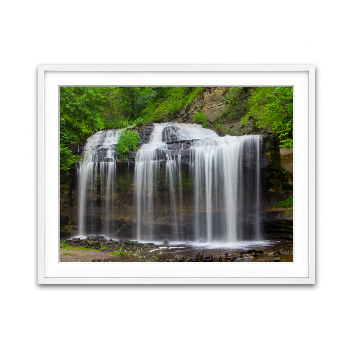 Framed Print 4x3 White