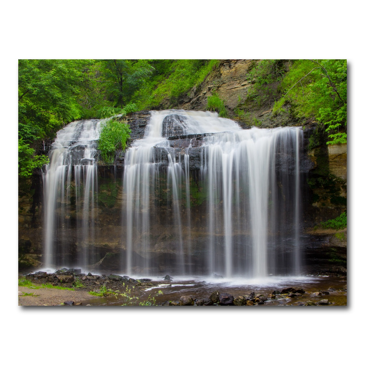 AUTO-MOCKUP WHITE | Cascade Falls | 1 Piece | Gallery Wrap Canvas | group=4x3