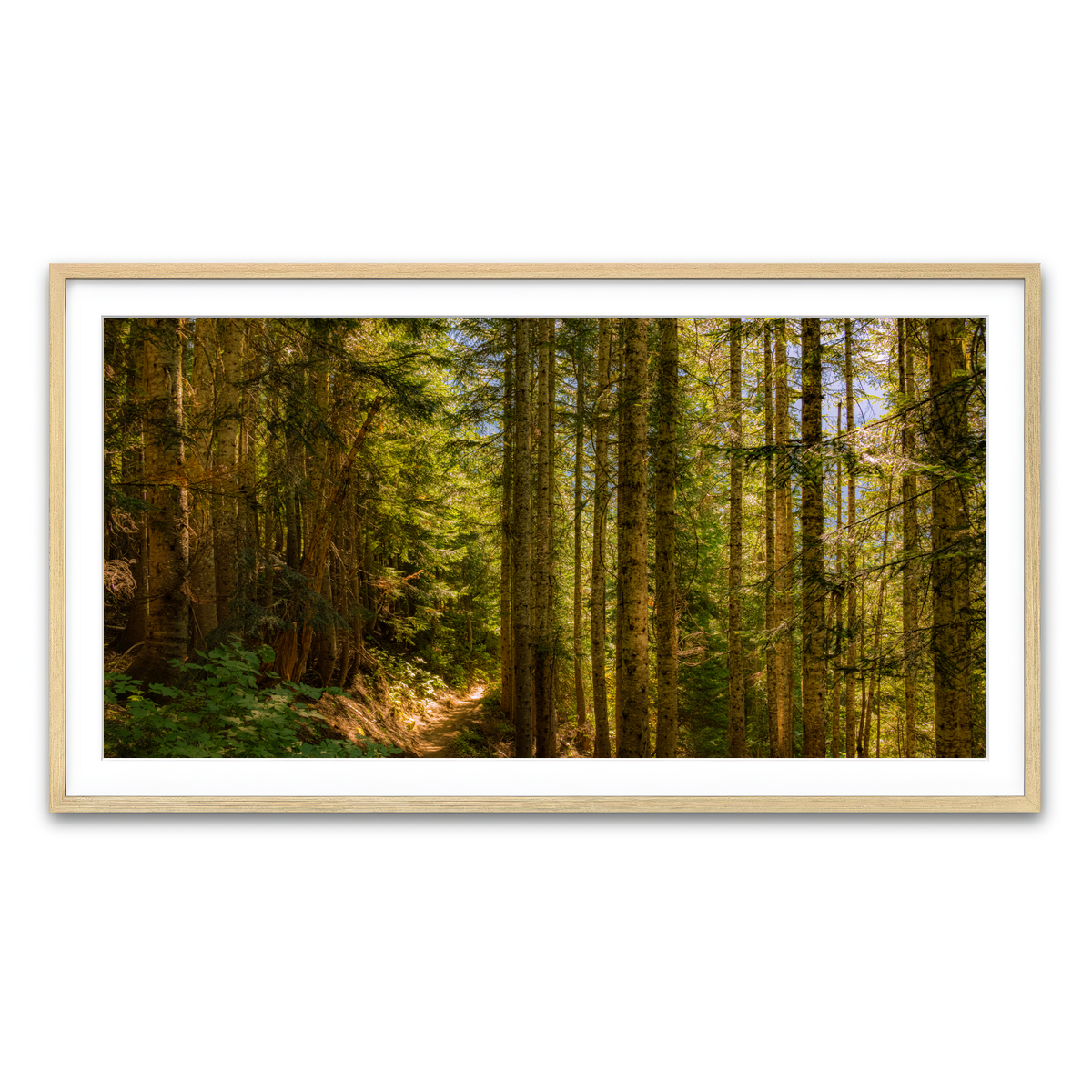 Framed Print 2x1 Natural