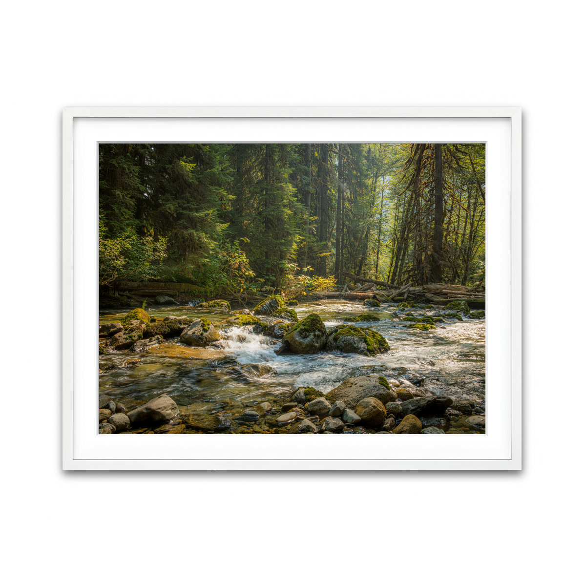 Framed Print 4x3 White