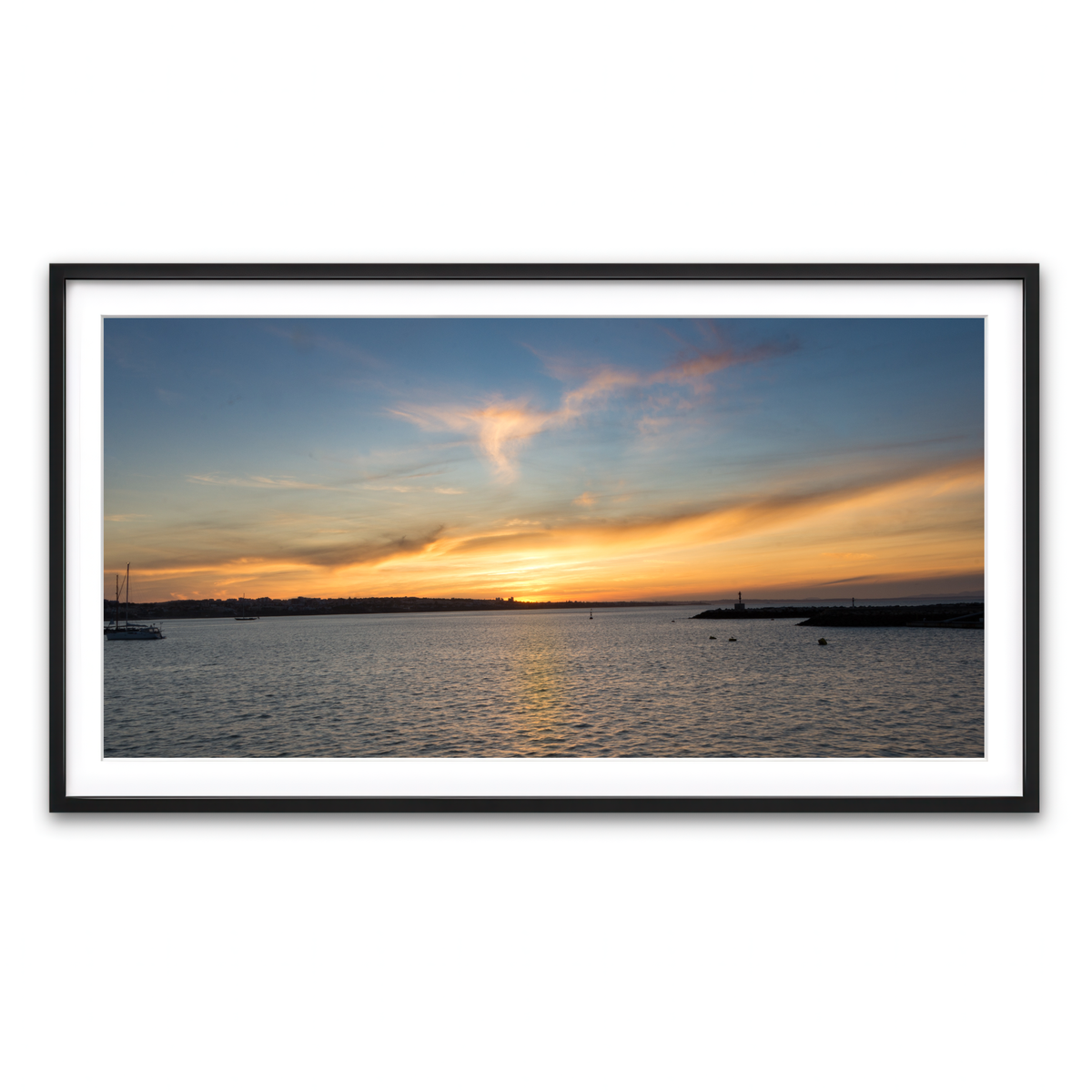 Framed Print 2x1 Black