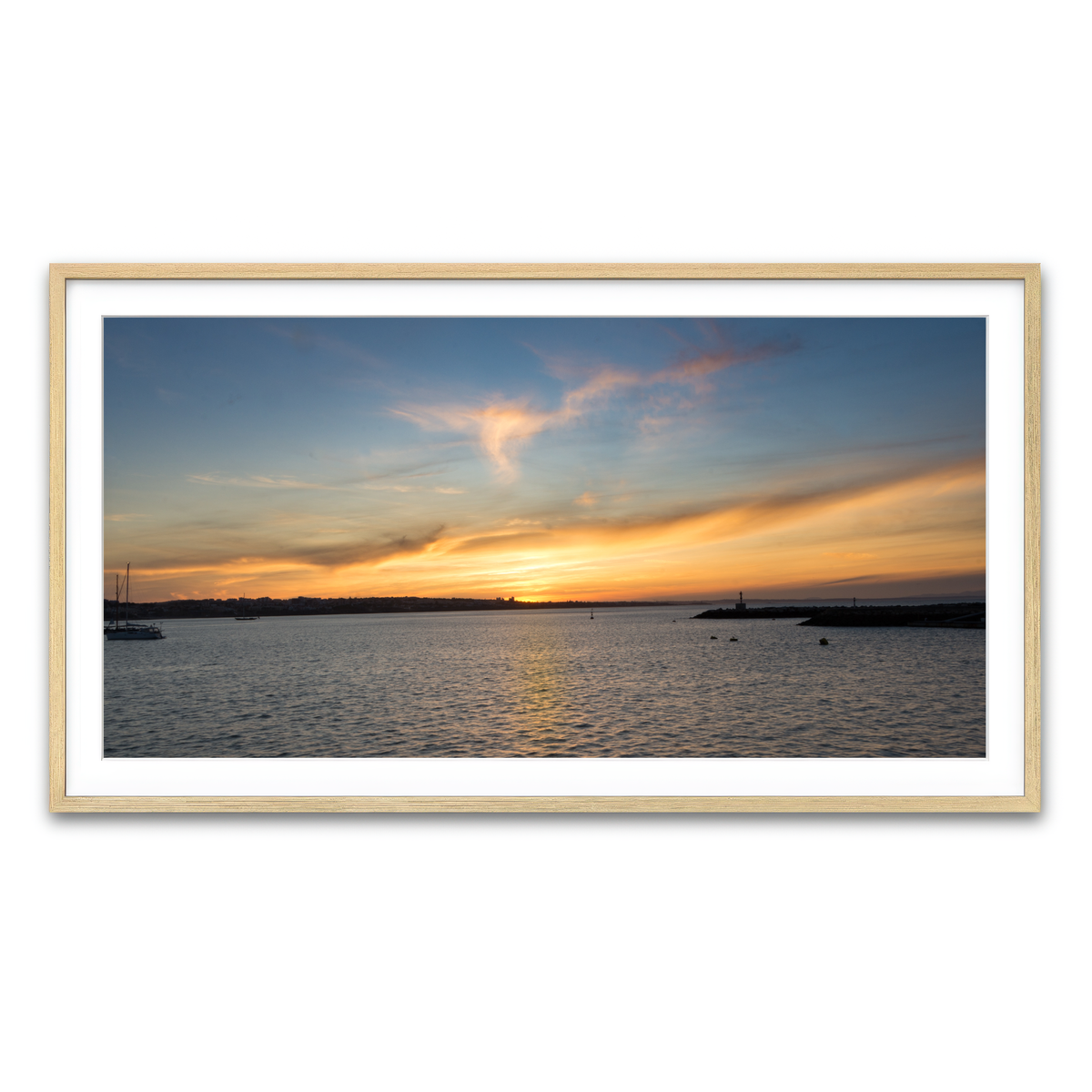 Framed Print 2x1 Natural