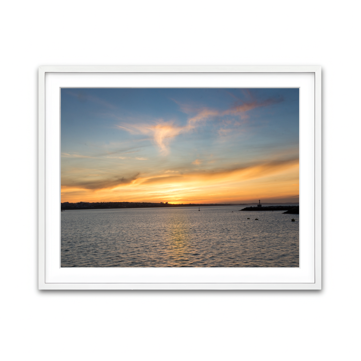 Framed Print 4x3 White