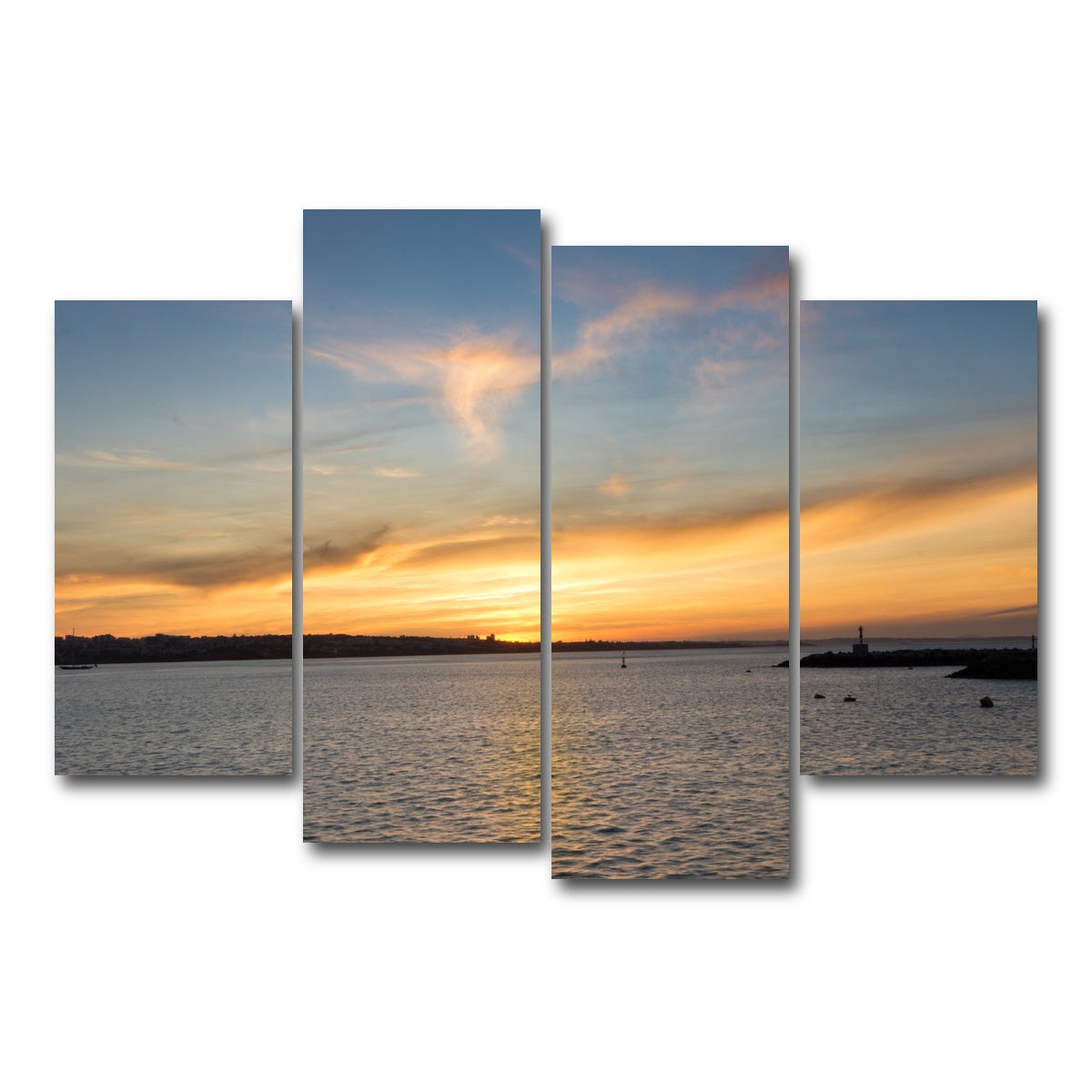 AUTO-MOCKUP WHITE | Cascais | 4 Piece | Gallery Wrap Canvas | group=4_short