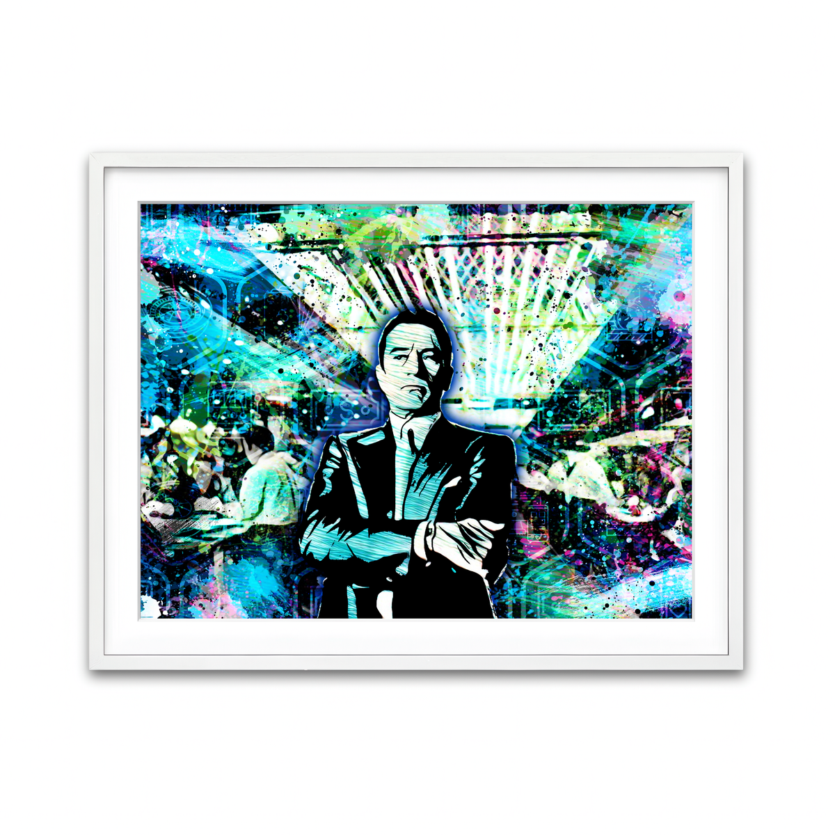 Framed Print 4x3 White